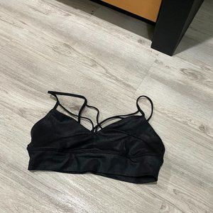 Alo Yoga Faux Leather Bra Sz M